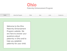 Tablet Screenshot of oh-paternity.com